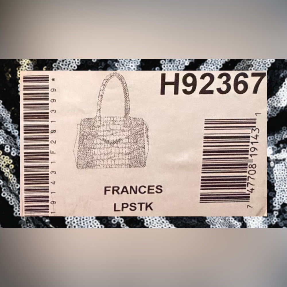 Brighton Frances Bag Wallet Dust Bag Box Croc Embossed Leather Rare Masterpiece - Picture 17 of 17